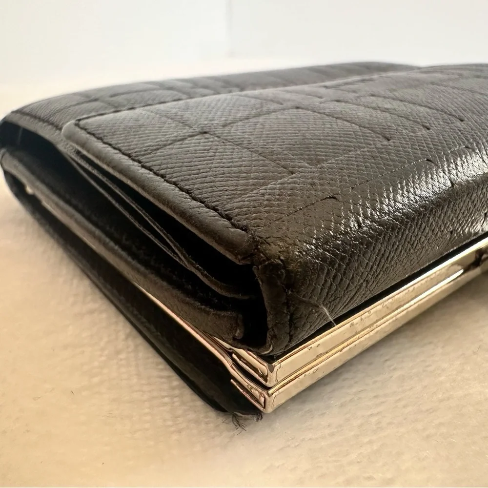 Burberry Black Leather Bifold Wallet